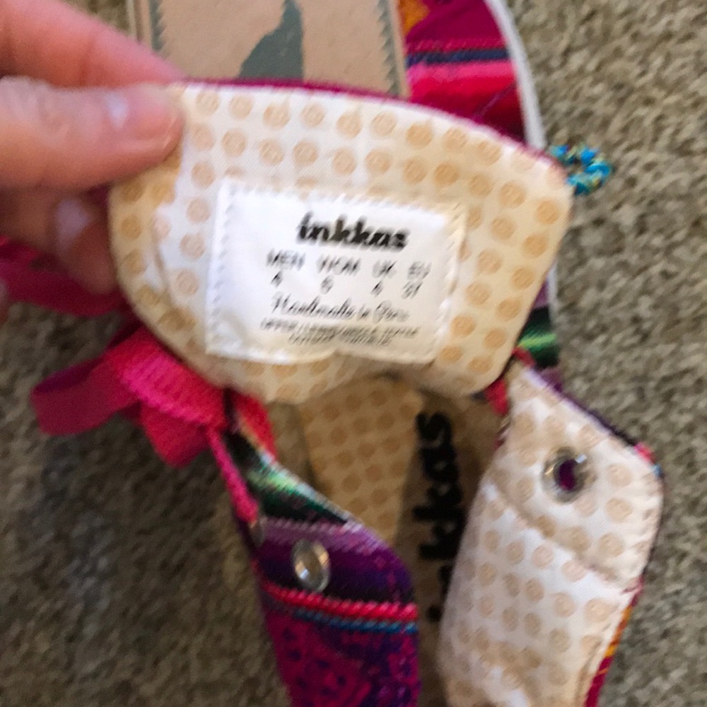 Inkkas pink/multi-colored high tops (new) - Picture 3 of 7